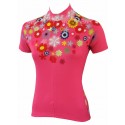  Davanti bikewear Shirt "Flower Power" Roze -  End Of Life