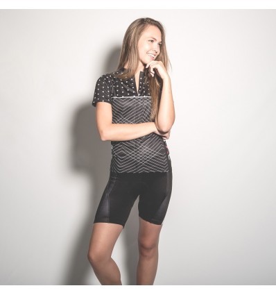  Primal Wear womens cycling jersey "Polka Line" -  End Of Life
