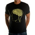  Cycology Gear T-shirt "Bike Brain" (Zwart) -  Casuals