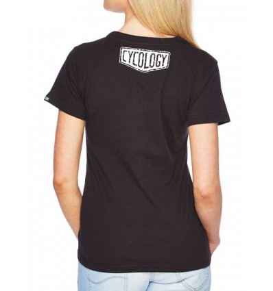 Cycology Gear T-shirt "Train Hard Get Lucky" Zwart dames -  Casuals