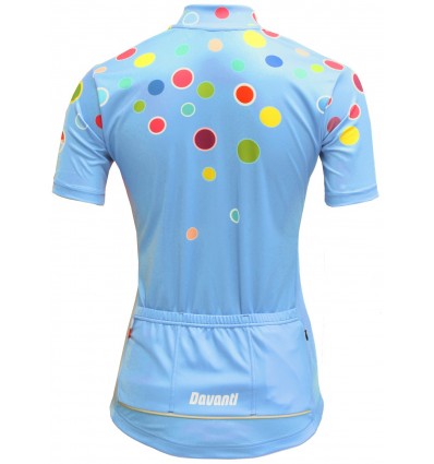  Davanti bikewear Trikot "Bubbles" Blue + Armlinge -  End Of Life
