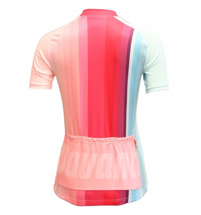  Davanti bikewear dames Shirt "Jamie" Pink-Blue -  End Of Life