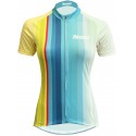  Davanti womens Cycling Jersey "Jamie" Blue-Yellow Size Large -  End Of Life