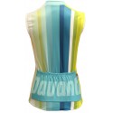  Davanti bikewear womens Cycling Sleeveless Jersey "Jamie" Blue-Yellow -  Cycling Jereys