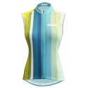  Davanti bikewear womens Cycling Sleeveless Jersey "Jamie" Blue-Yellow -  Cycling Jereys