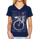  Cycology Gear T-shirt "Cognitive Therapy" (Navy womens) -  End Of Life