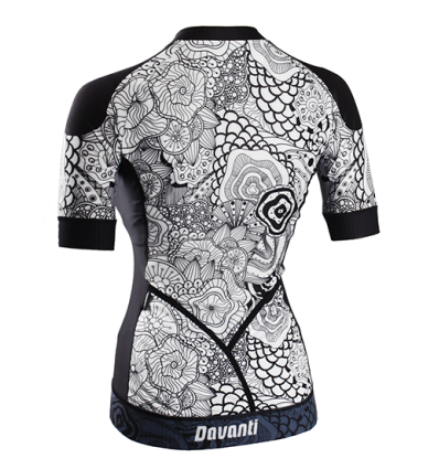  Davanti dames fietsshirt "Penny" White (MT Large) -  End Of Life