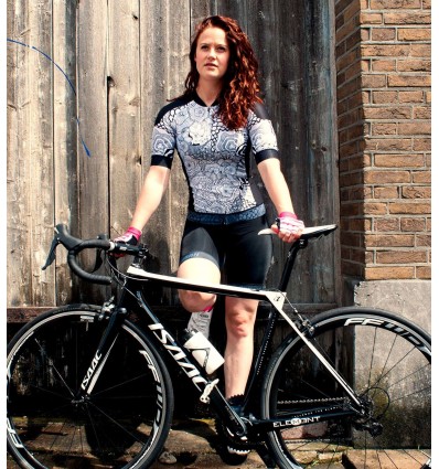  Davanti dames fietsshirt "Penny" White (MT Large) -  End Of Life