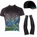 Set Shirt, Armwarmers en Cap "Labrynth" -  End Of Life