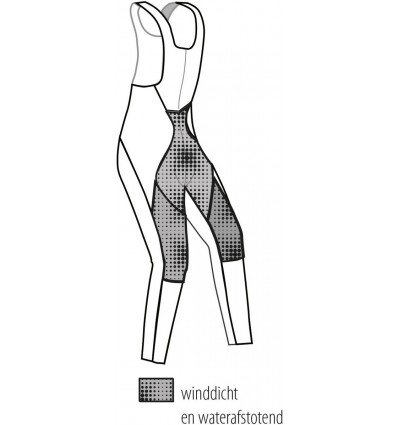 Davanti bikewear Men's Winter BIB "Nero" -  End Of Life