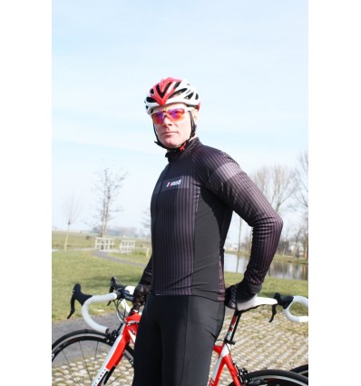 Davanti bikewear Cycling jacket  "Patrick" Black -  End Of Life