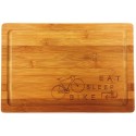  Race bike bamboo bread plate Eat Sleap Bike Repeat -  End Of Life