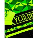  Cycology Gear men's cycling Jersey "Geometric Lime" -  End Of Life