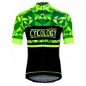  Cycology Gear men's cycling Jersey "Geometric Lime" -  End Of Life