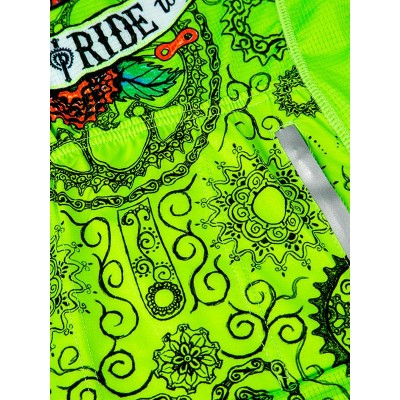  Cycology Gear Dames Fietsshirt "Day of the Living" (Lime) -  Fietsshirts