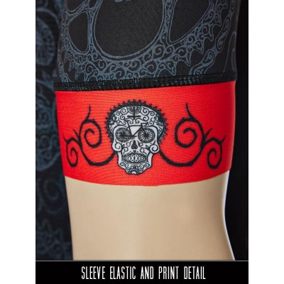  Cycology Gear Dames Fietsshirt "Day of the Living" black -  End Of Life