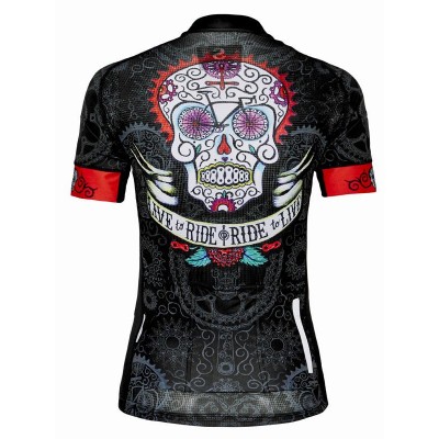  Cycology Gear Dames Fietsshirt "Day of the Living" black -  End Of Life