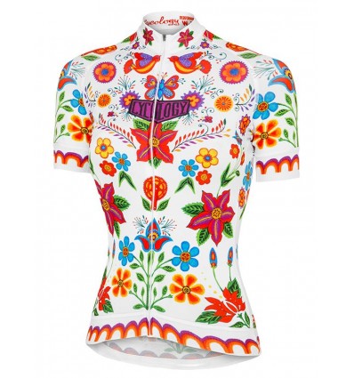  Cycology Gear women's cycling Jersey "Frida" White -  Cycling Jereys