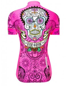  Cycology Dames Fietsshirt "Day of the Living" Pink -  Fietsshirts 2