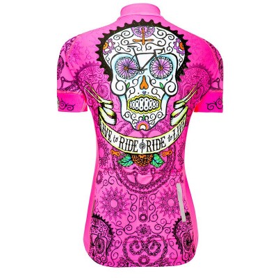  Cycology Dames Fietsshirt "Day of the Living" Pink -  Fietsshirts