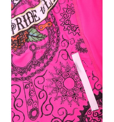 Cycology Dames Fietsshirt "Day of the Living" Pink -  Fietsshirts