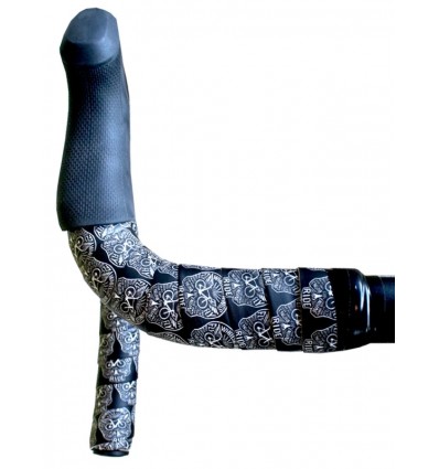  Cycology Lenkerband "Skull" Black -  kado für Fahrradfahrer