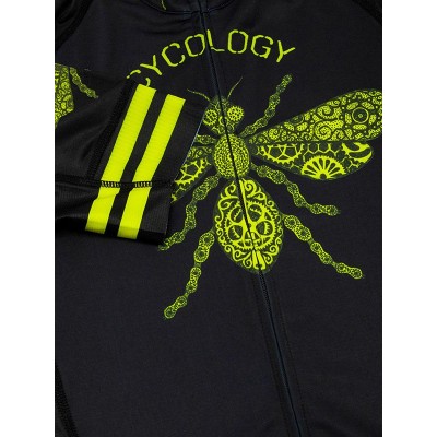  Cycology Damen Radtrikot "Queen Bee" Black -  End Of Life