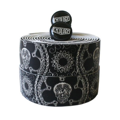  Cycology Lenkerband "Day of the Living" Black -  kado für Fahrradfahrer