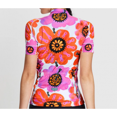  Cycology Gear women's cycling Jersey "Pedal Flower" -  Cycling Jereys