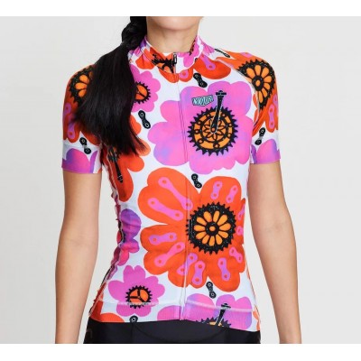  Cycology Gear women's cycling Jersey "Pedal Flower" -  Cycling Jereys