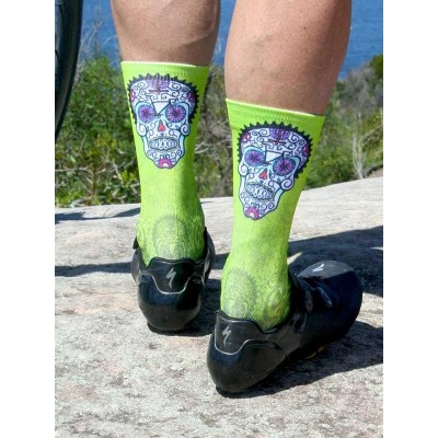  Cycology Socken "Day of the Living" Lime -  End Of Life