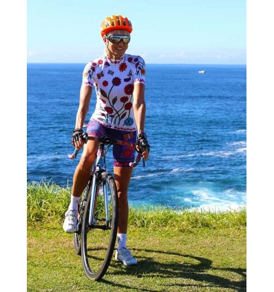  Cycology Dames Fietsshirt "Boho White" -  Fietsshirts