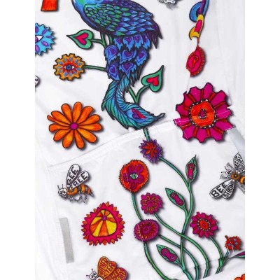  Cycology Dames Fietsshirt "Boho White" -  Fietsshirts