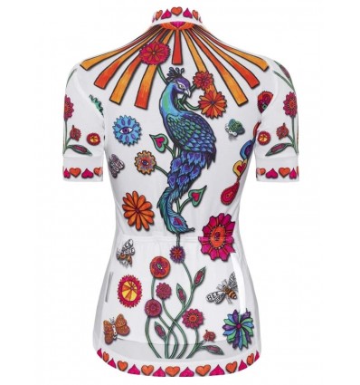 Cycology Damen Radtrikot "Boho White" -  Damen Radtrikots