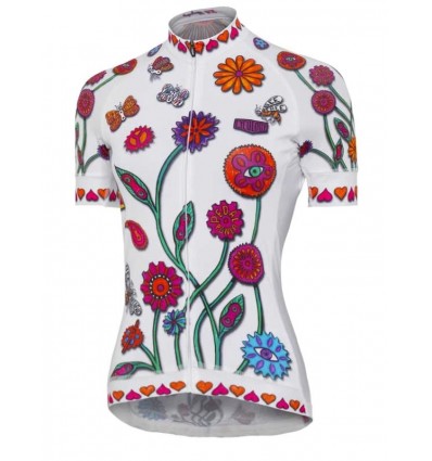  Cycology Dames Fietsshirt "Boho White" -  Fietsshirts