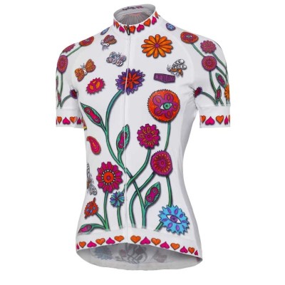  Cycology Dames Fietsshirt "Boho White" -  Fietsshirts