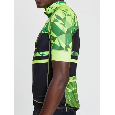  Cycology Gear men's cycling Jersey "Geometric Lime" -  End Of Life