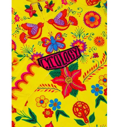 Cycology Gear Dames Fietsshirt "Frida" Yellow -  Fietsshirts