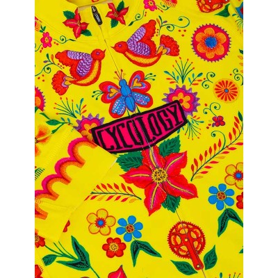  Cycology Gear Dames Fietsshirt "Frida" Yellow -  Fietsshirts