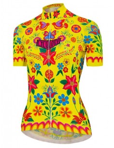  Cycology Gear Dames Fietsshirt "Frida" Yellow -  Fietsshirts