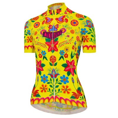  Cycology Gear Dames Fietsshirt "Frida" Yellow -  Fietsshirts