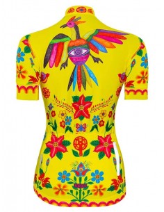  Cycology Gear Dames Fietsshirt "Frida" Yellow -  Fietsshirts 2