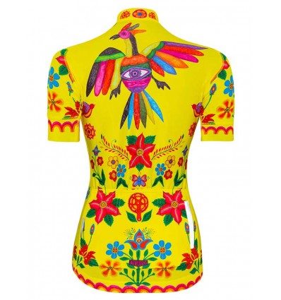 Cycology Gear Dames Fietsshirt "Frida" Yellow -  Fietsshirts