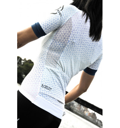 8ight and Counting Womens Cycling Jersey "7even" White -  Cycling Jereys