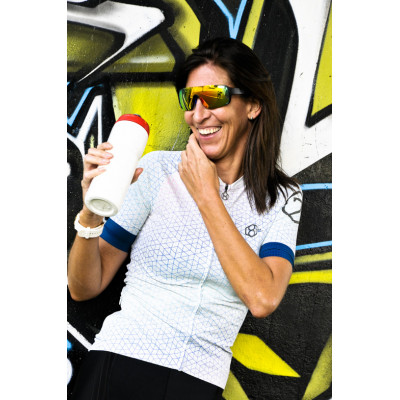 8ight and Counting dames fietsshirt "7even" White -  Fietsshirts