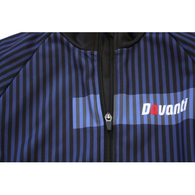  Davanti heren fietsshirt Lange mouwen "Patrick" Navy Maat: Medium -  End Of Life