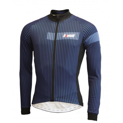  Davanti heren fietsshirt Lange mouwen "Patrick" Navy Maat: Medium -  End Of Life