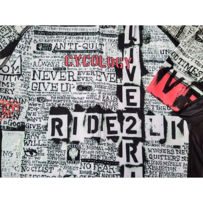  Cycology Herren Radtrikot "Live to Ride" -  Cycology Herren Radbekleidung