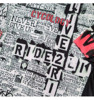 Cycology Heren Fietsshirt "Live to Ride" -  Heren Cycology