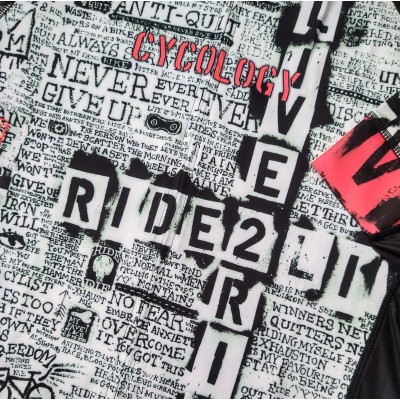  Cycology Herren Radtrikot "Live to Ride" -  Cycology Herren Radbekleidung